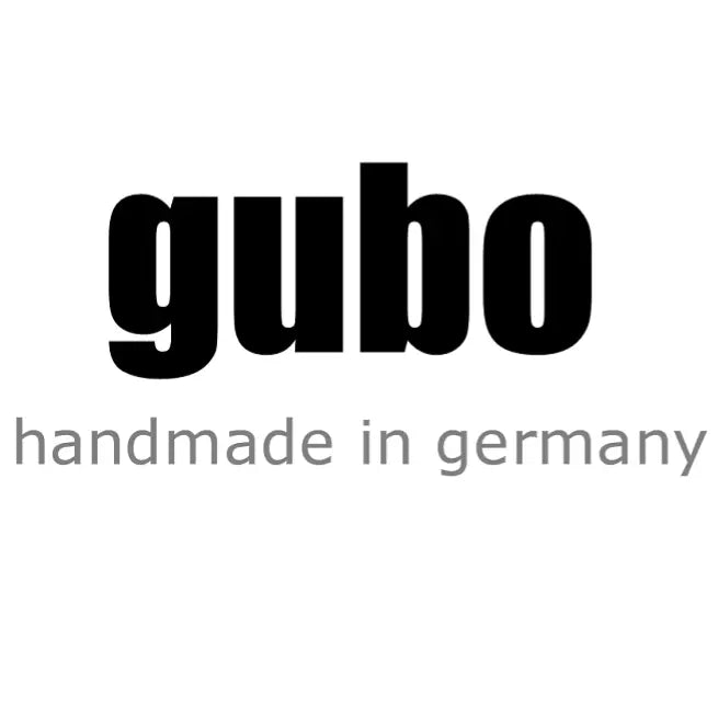 gubo Schmuck Logo – handgefertigter Schmuck mit kunstvollen Glasperlen und Steinen.