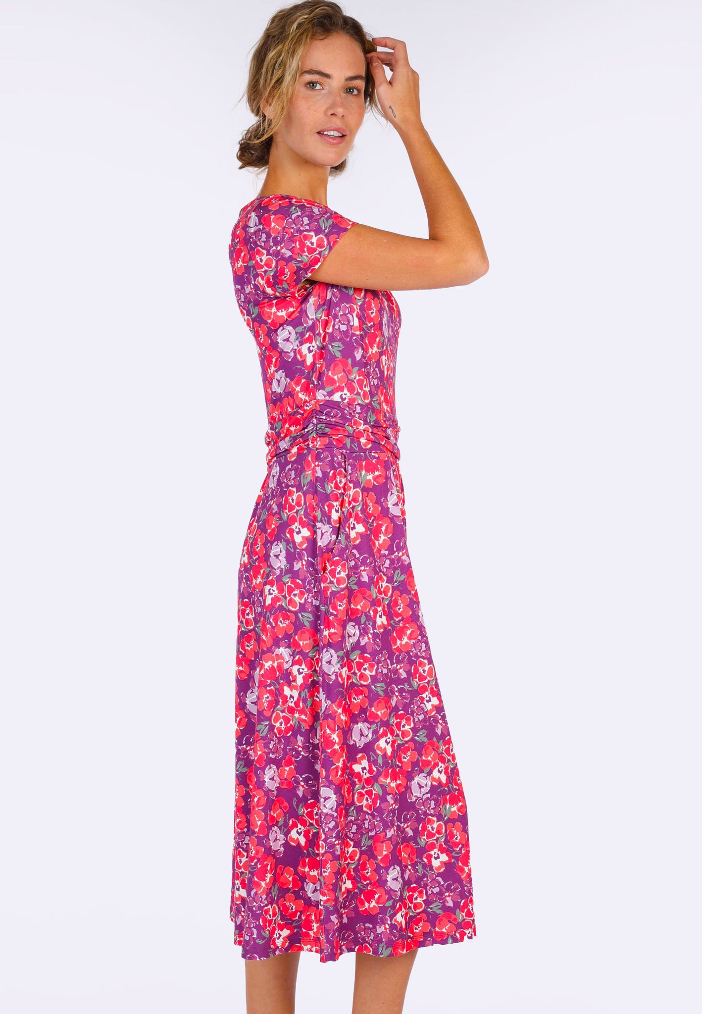 Dress Malind Flower Field - Orchid