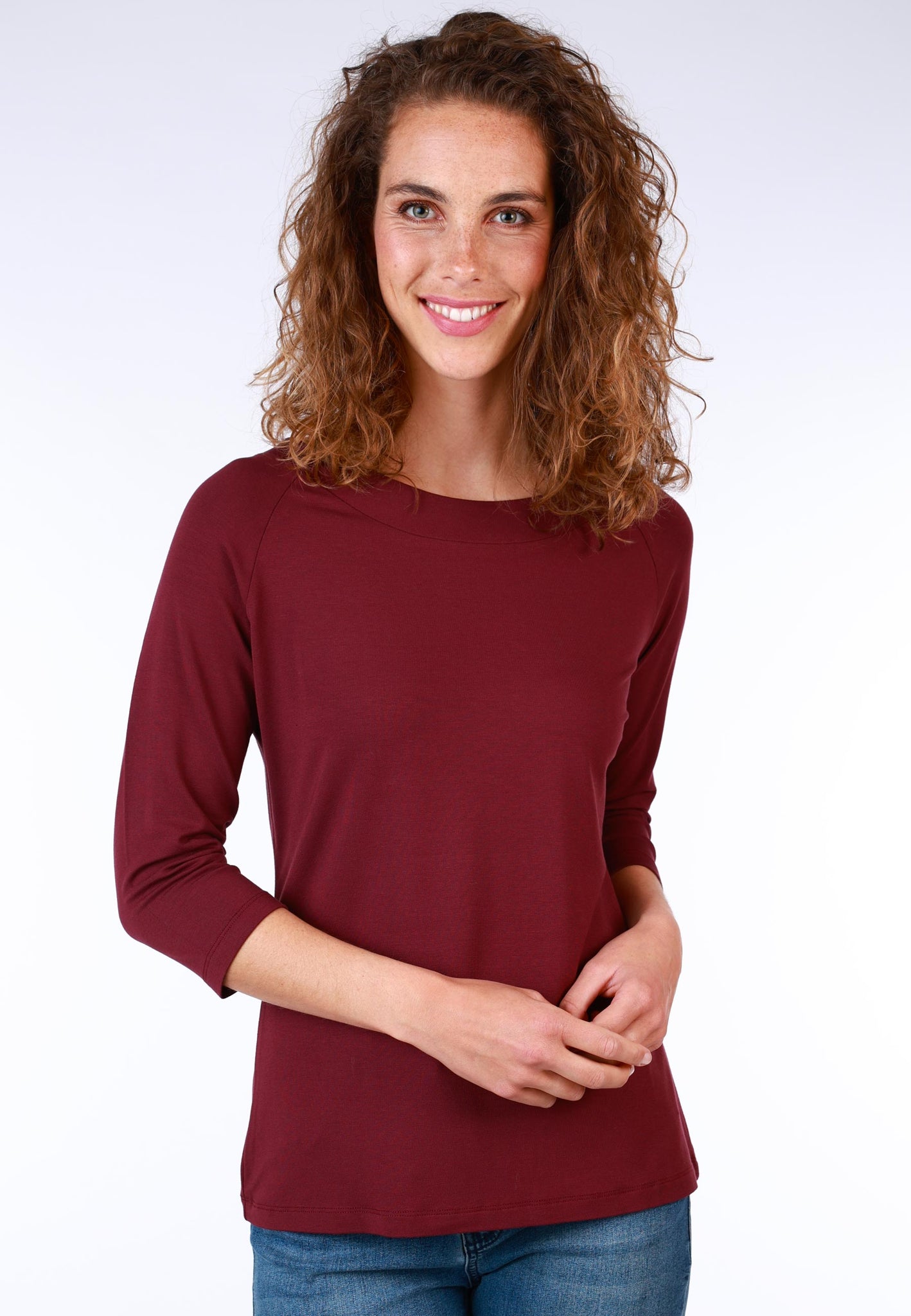 Lykka du Nord - Shirt Zoa Solid- Dark Grape