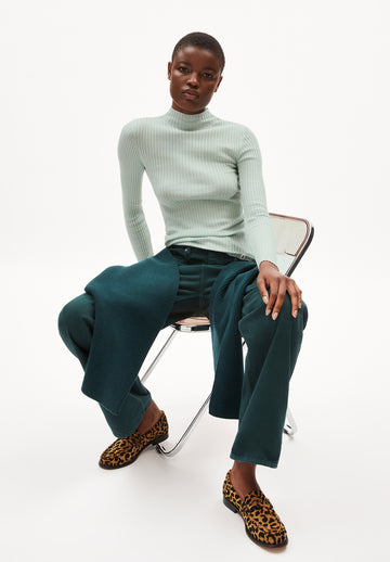 Sweater Alaania / Slim Fit / Polar Green by Armedangels