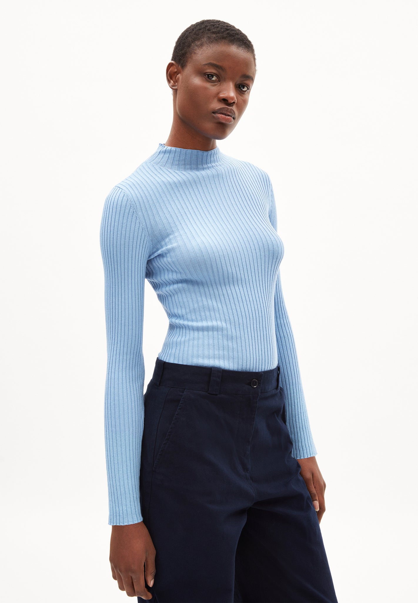 Pullover Alaania / Slim Fit / Iceberg Blue von Armedangels