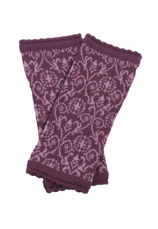 Handstulpen Lucy Ornament - Plum