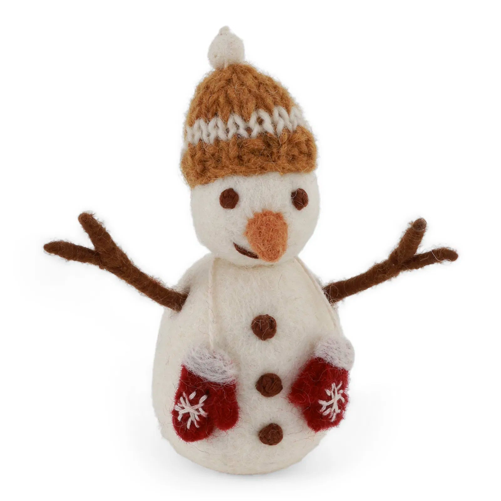 Gry & Sif - Snowman white/ochre Hat