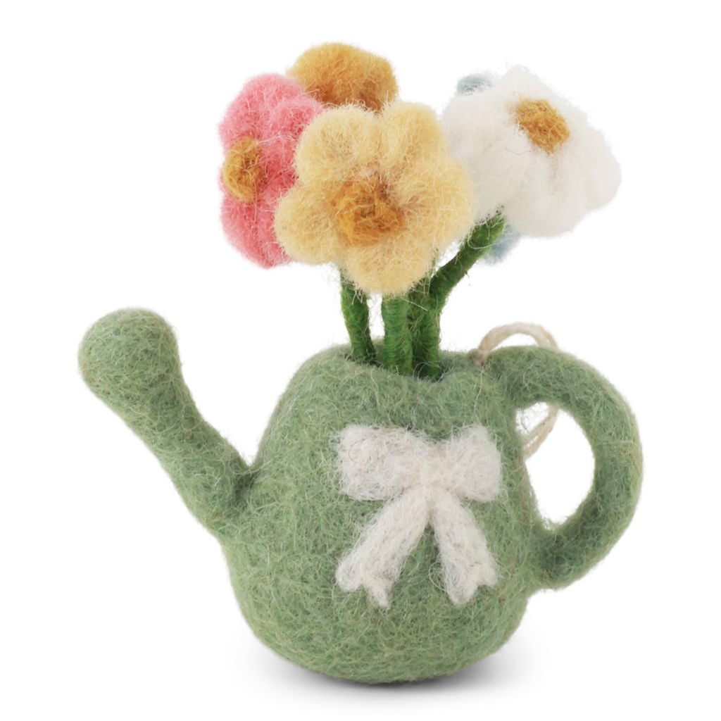 Gry&Sif - Watering Can Flowers - Dusty Green