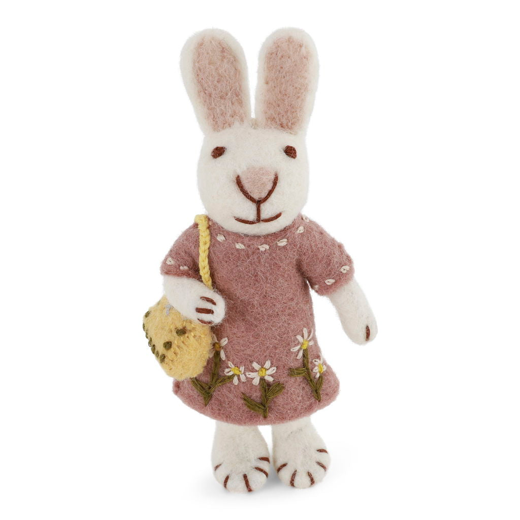 Gry&Sif - Small Girl White Bunny