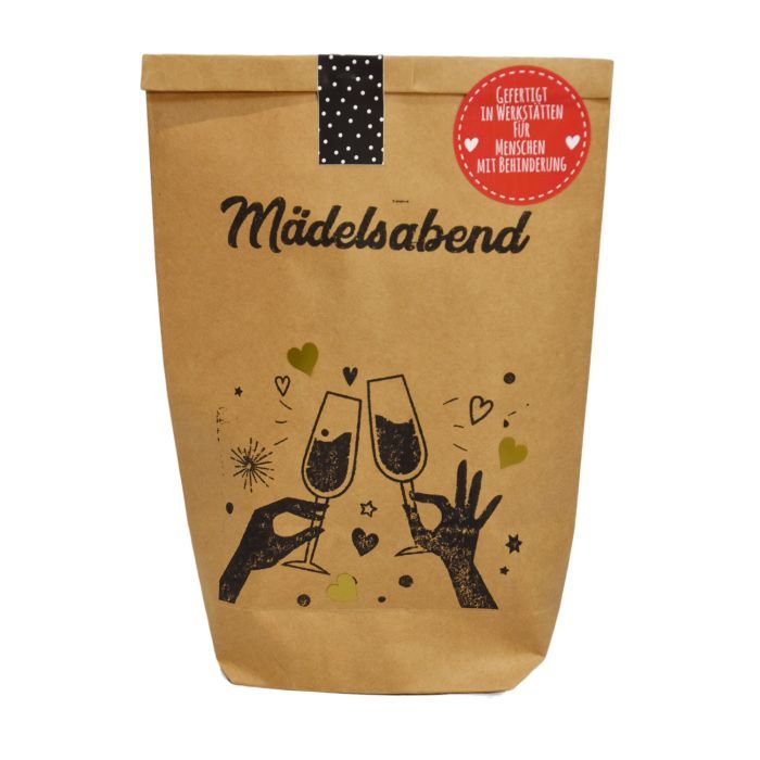 Wunderle Geschenktüte - Mädelsabend Cheers Tüte für eine schöne Zeit