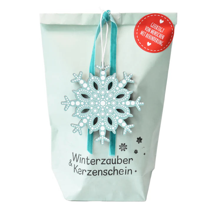 Wonderful gift bag - Star magic wonder bag with wooden pendant